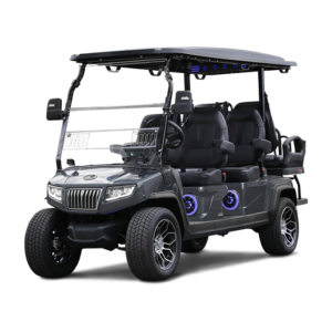 2025 Evolution Ranger 4+2 Plus arctic gray golf cart exterior