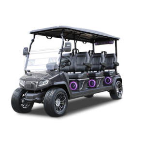 2025 Evolution Ranger 6 Plus arctic gray golf cart exterior