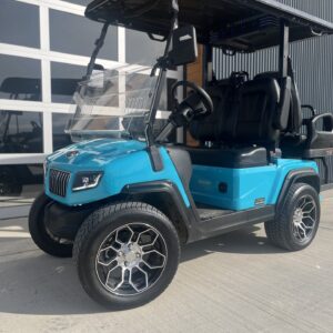 2025 Evolution D5 Ranger 2+2 golf cart exterior 4 passenger lithium cart