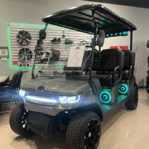 used 2025 Evolution D5 Ranger golf cart exterior 4 passenger lithium cart
