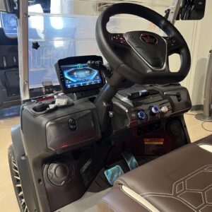 DMAX GT4 dark brown luxury seats interior