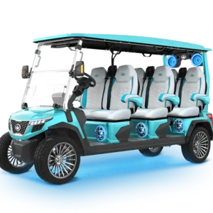 2026 Evolution D-MAX GT6 golf cart exterior 6 passenger lithium electric vehicle