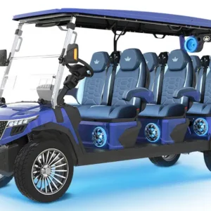 2026 Evolution D-MAX GT6 golf cart exterior view 6 passenger lithium 4x4 cart