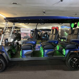 2026 Evolution D-MAX XT6 golf cart exterior 6 passenger lithium luxury cart