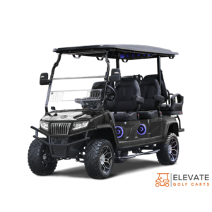 2026 Evolution D5 Maverick 4+2 Plus 6 passenger golf cart exterior