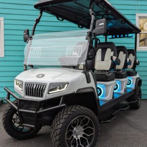 2026 Evolution D5 Maverick street legal golf cart 6 passenger lifted lithium cart