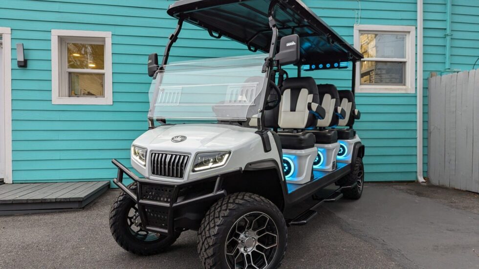 2026 Evolution D5 Maverick 6 Plus Golf Cart for Sale – 6 Passenger Lithium Cart
