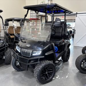 2026 Evolution Maverick 2+2 Plus black custom golf cart