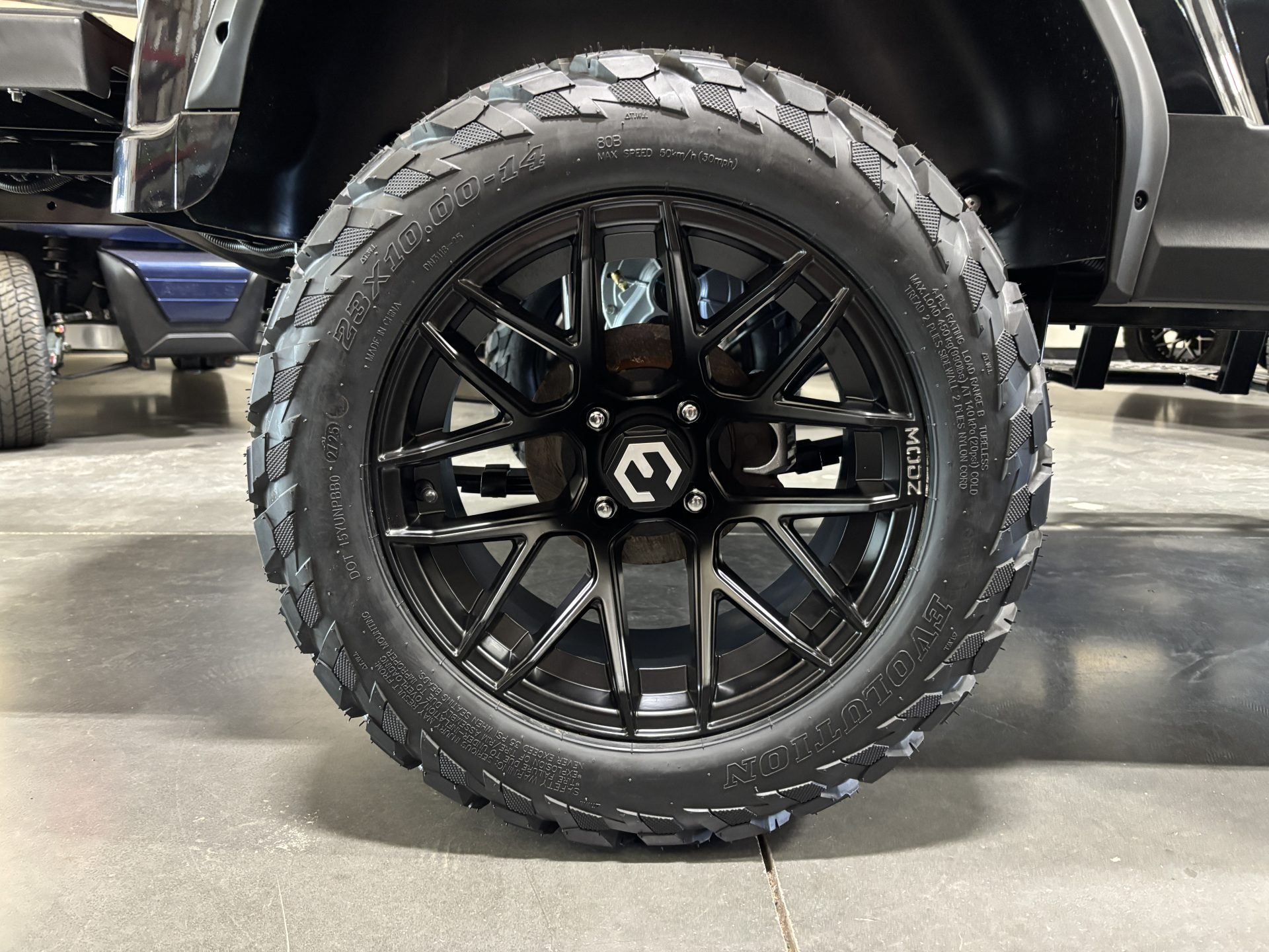 Maverick custom 14 inch wheels golf cart