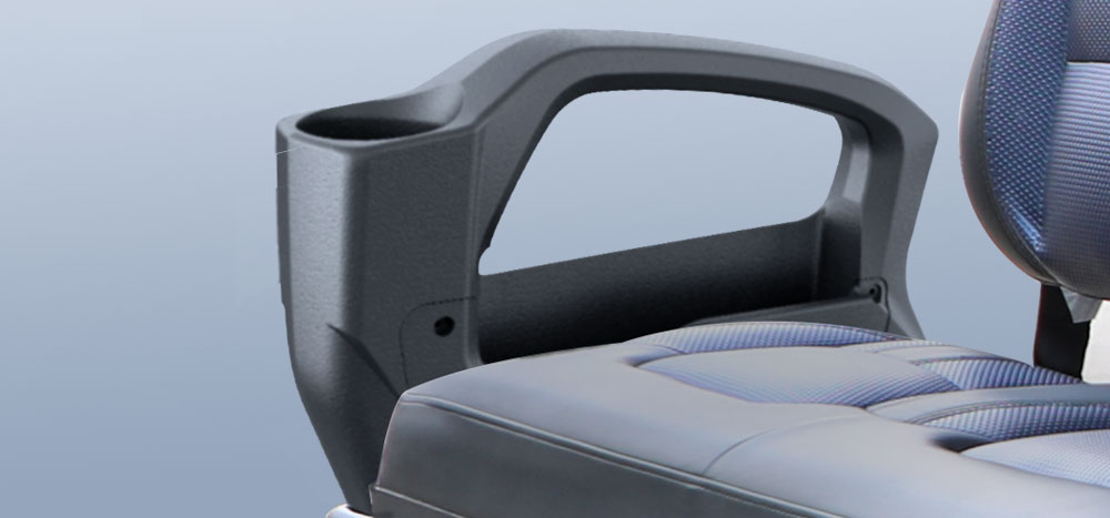 Evolution Ranger rear fold down seats 4+2 configuration