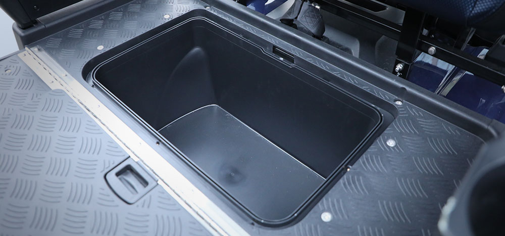 Evolution Ranger rear storage compartment