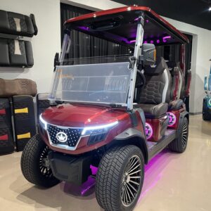 2026 Evolution D-MAX GT4 golf cart exterior 4 passenger lithium electric vehicle