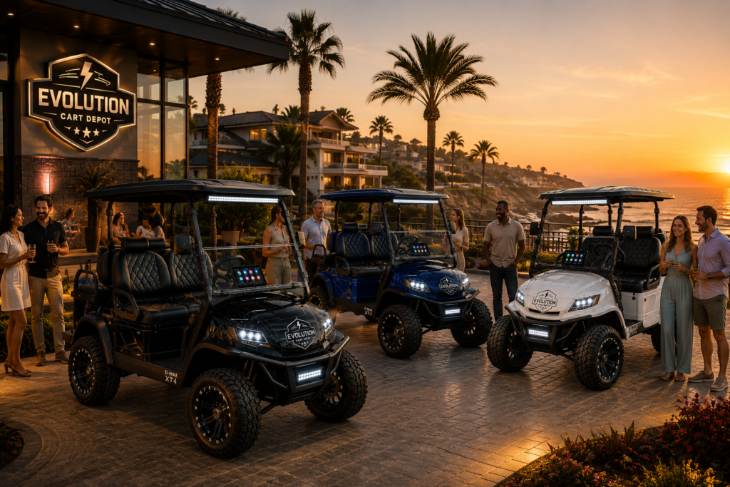 2025 Evolution D5 Ranger Price – Premium 4 Passenger Lithium Golf Cart